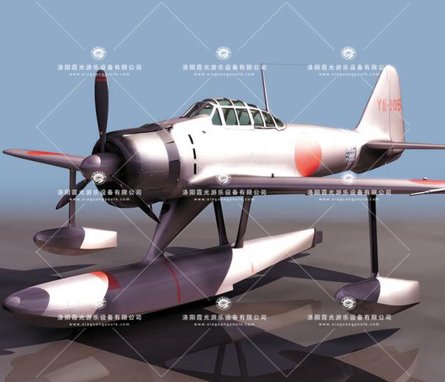 漠河3D模型飞机_